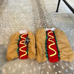 TWO Dog/Pet Hot Dog Costumes - size MEDIUM and LARGE